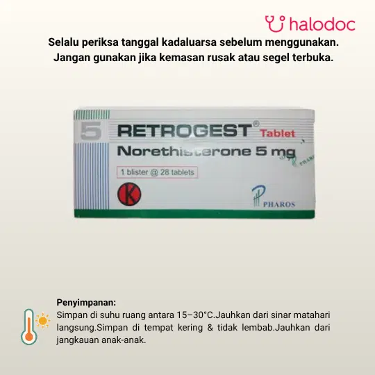 Retrogest 5 mg 28 Tablet - Gambar 5