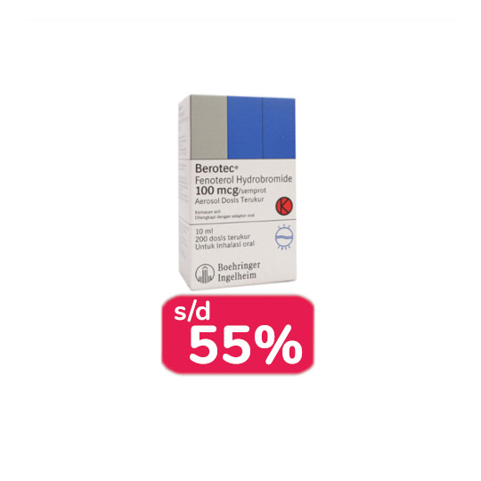 BEROTEC MDI 100 MCG/PUFF 10 ML 2 BOX - OBAT RUTIN BEROTEC MDI 100 MCG/PUFF 10 ML 2 BOX - OBAT RUTIN