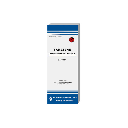 Yarizine 5 mg/ml Sirup 60 ml Yarizine 5 mg/ml Sirup 60 ml