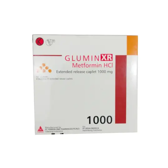 GLUMIN XR 1000 MG 15 KAPLET GLUMIN XR 1000 MG 15 KAPLET