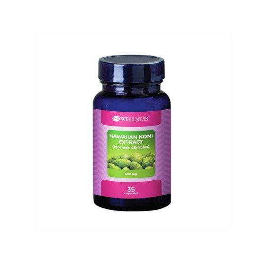 WELLNESS HAWAIIAN NONI EXTRACT 500MG 35 KAPSUL WELLNESS HAWAIIAN NONI EXTRACT 500MG 35 KAPSUL