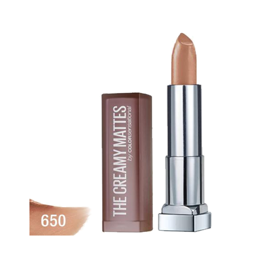 Maybelline The Creamy Mattes Colorsensational 650 Nude Embrace 3.9 g Maybelline The Creamy Mattes Colorsensational 650 Nude Embrace 3.9 g