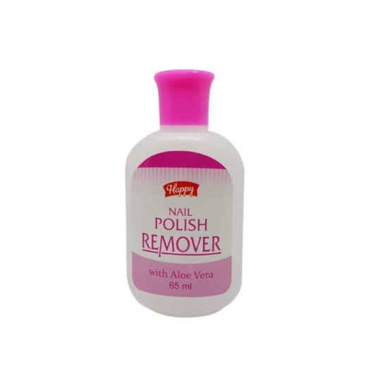 HAPPY NAIL POLISH REMOVER WITH ALOE VERA 65 ML HAPPY NAIL POLISH REMOVER WITH ALOE VERA 65 ML