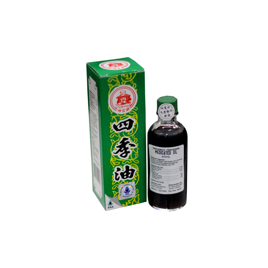 SHEN NONG SI FOUR SEASON MEDICATED OIL 40 ML SHEN NONG SI FOUR SEASON MEDICATED OIL 40 ML