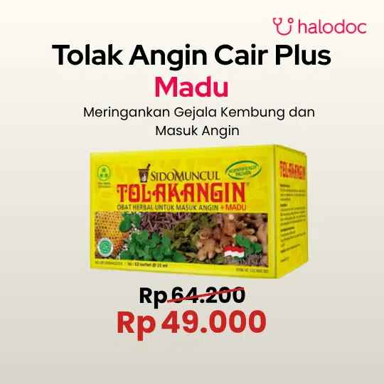 Tolak Angin Cair Plus Madu 15 ml 12 Sachet