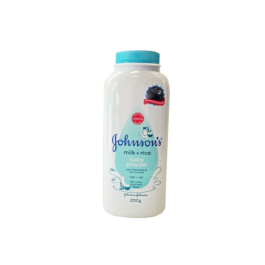 Johnson's Baby Powder Milk + Rice 200 g Johnson's Baby Powder Milk + Rice 200 g