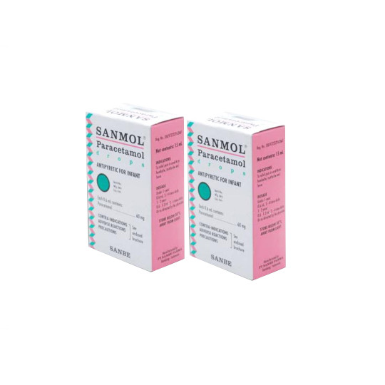 Sanmol Drops 15 ml 2 Botol - Hemat Borongan Sanmol Drops 15 ml 2 Botol - Hemat Borongan