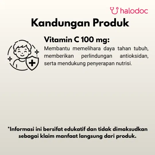 Vitamin C 100 mg 10 Tablet - Gambar 2