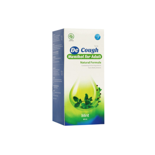 De Cough Menthol For Adult 60 ml De Cough Menthol For Adult 60 ml