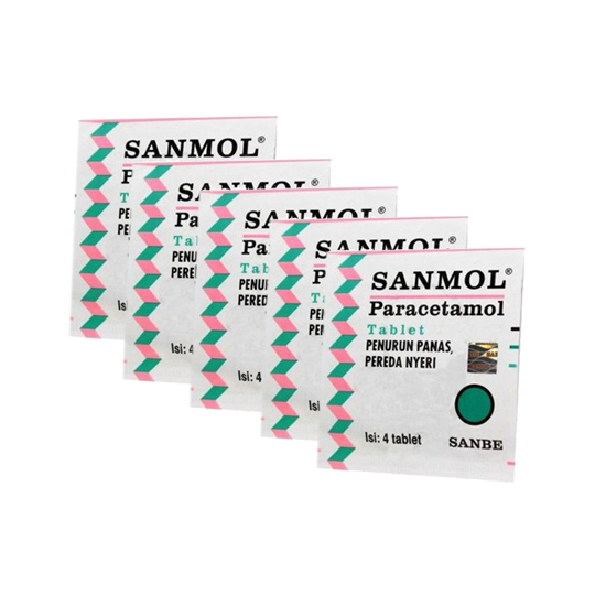 Sanmol 500 mg 20 Tablet - Lebih Hemat Sanmol 500 mg 20 Tablet - Lebih Hemat