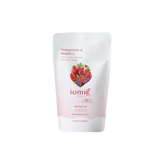 Iomi Yoghurt Shower Cream Pomegranate & Raspberry Pouch 900 ml Iomi Yoghurt Shower Cream Pomegranate & Raspberry Pouch 900 ml