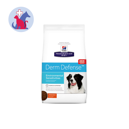Hills Prescription Diet Derm Defense Chicken Flavour 11.4 kg Kegunaan