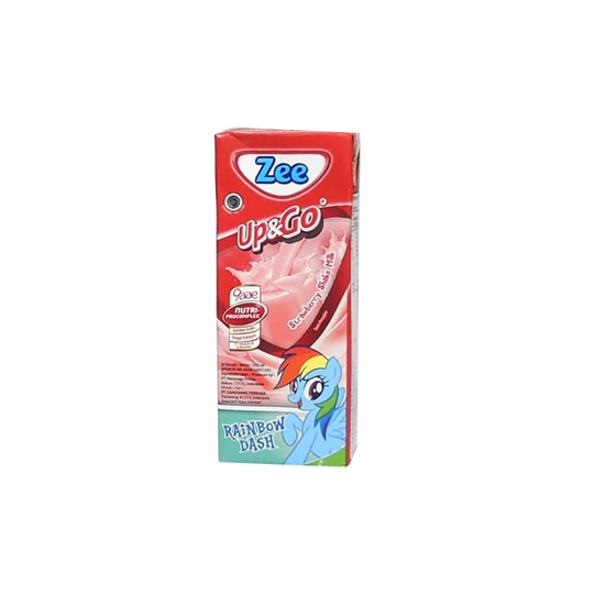 ZEE UHT SWIZZ STRAWBERRY MILK 200 ML ZEE UHT SWIZZ STRAWBERRY MILK 200 ML