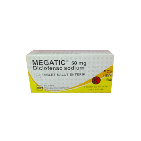 Megatic 50 mg 10 Tablet Megatic 50 mg 10 Tablet
