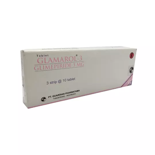 GLAMAROL 3 MG 10 TABLET GLAMAROL 3 MG 10 TABLET