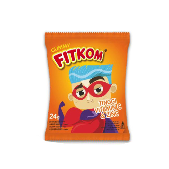 FITKOM GUMMY VITAMIN C & ZINC SACHET FITKOM GUMMY VITAMIN C & ZINC SACHET