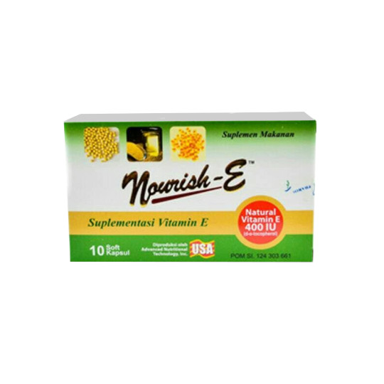 NOURISH -E 400 IU 10 KAPSUL NOURISH -E 400 IU 10 KAPSUL