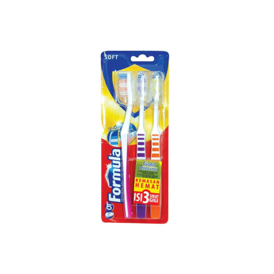 FORMULA SIKAT GIGI GOLD PROTECTOR 3 PIECES FORMULA SIKAT GIGI GOLD PROTECTOR 3 PIECES