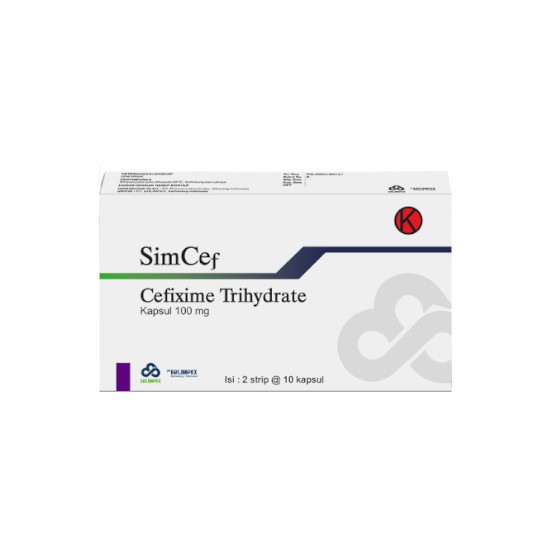 SIMCEF 100 MG 10 KAPSUL SIMCEF 100 MG 10 KAPSUL