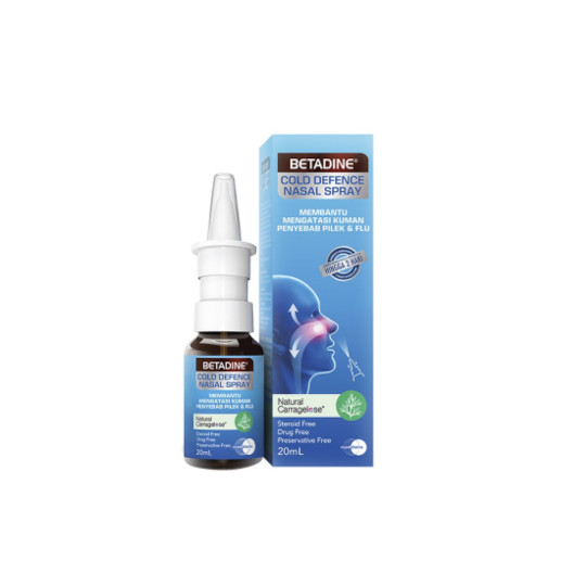 BETADINE COLD DEFENCE ADULT NASAL SPRAY 20ML BETADINE COLD DEFENCE ADULT NASAL SPRAY 20ML