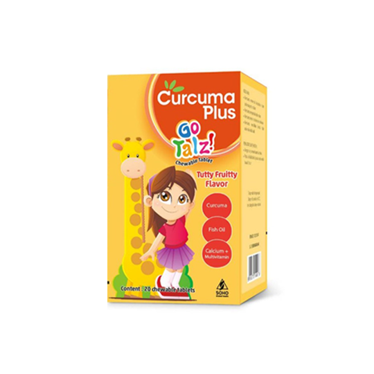 Curcuma Plus Go Talz Rasa Tutty Fruitty 20 Tablet Curcuma Plus Go Talz Rasa Tutty Fruitty 20 Tablet