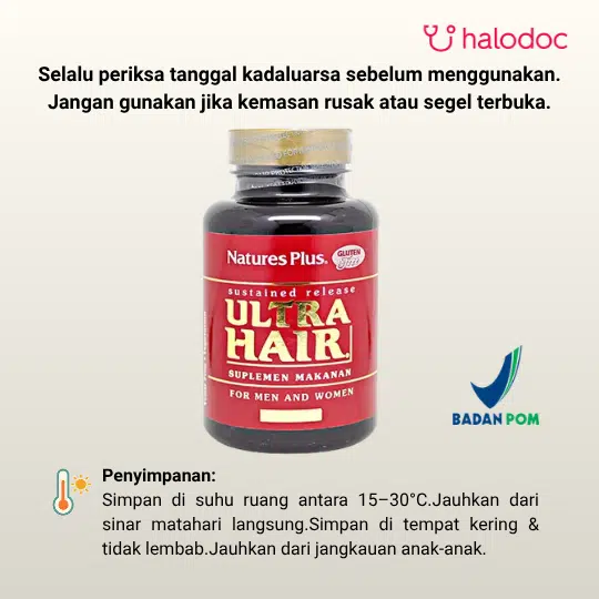 Nature's Plus Ultra Hair 60 Tablet - Gambar 5