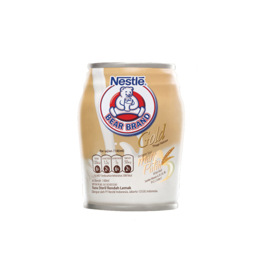BEAR BRAND GOLD WHITE MALT 140 ML BEAR BRAND GOLD WHITE MALT 140 ML