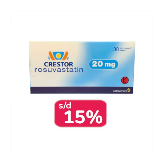 CRESTOR 20 MG 30 TABLET - OBAT RUTIN CRESTOR 20 MG 30 TABLET - OBAT RUTIN
