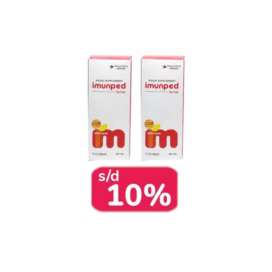 IMUNPED SIRUP 60 ML 2 BOTOL - LEBIH HEMAT IMUNPED SIRUP 60 ML 2 BOTOL - LEBIH HEMAT