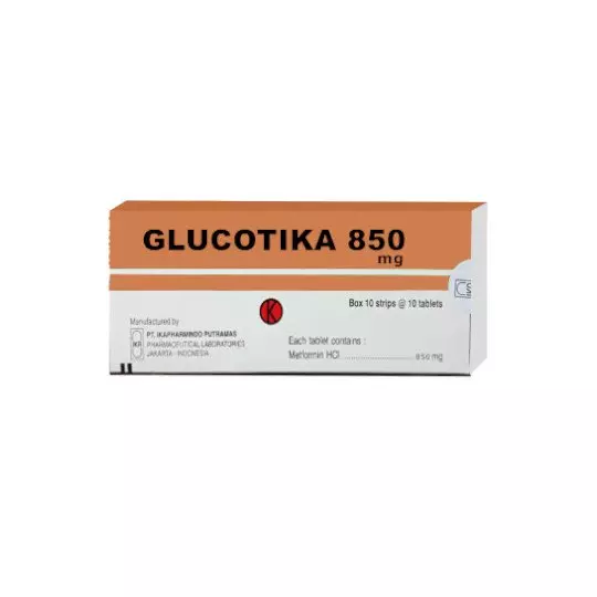 GLUCOTIKA 850 MG 10 TABLET GLUCOTIKA 850 MG 10 TABLET