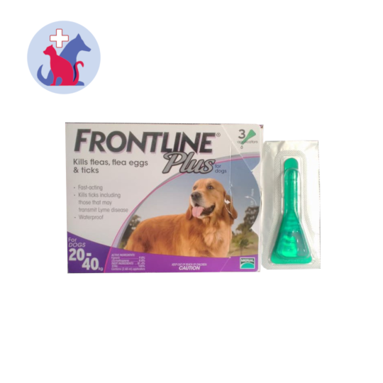 Frontline Plus for Dogs 20-40 kg 2.68 ml Tube Frontline Plus for Dogs 20-40 kg 2.68 ml Tube