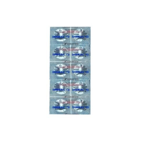 SINRAL 10 MG 10 TABLET SINRAL 10 MG 10 TABLET