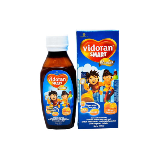 VIDORAN SMART RASA JERUK SIRUP 100 ML VIDORAN SMART RASA JERUK SIRUP 100 ML