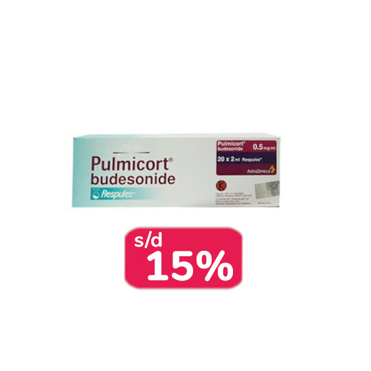 Pulmicort 0.5 mg/ml 20 Respules - Obat Rutin - Kegunaan, Efek Samping