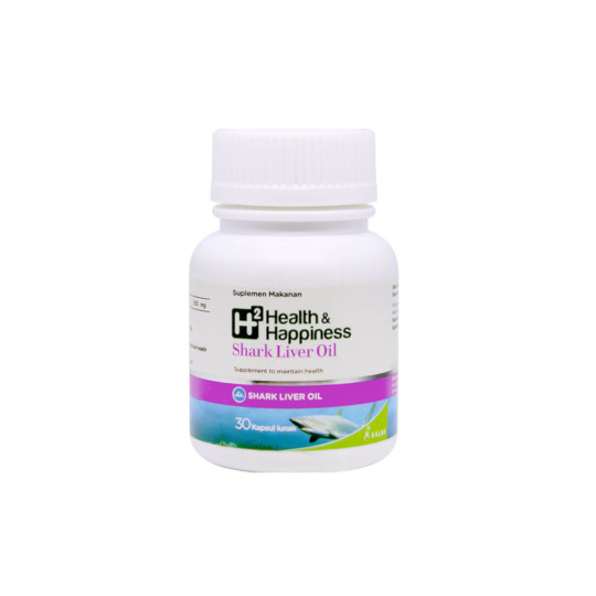 H2 HEALTH & HAPPINESS SHARK LIVER OIL 30 KAPSUL H2 HEALTH & HAPPINESS SHARK LIVER OIL 30 KAPSUL