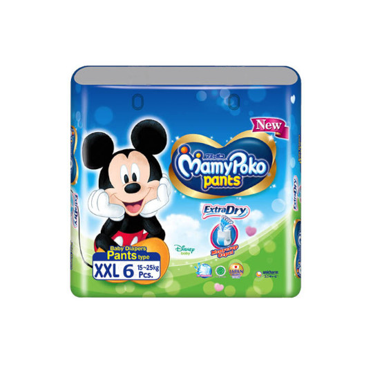 Mamy Poko Pants Extra Dry XXL 6 Pieces Mamy Poko Pants Extra Dry XXL 6 Pieces