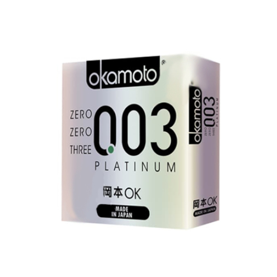 KONDOM OKAMOTO 003 PLATINUM ISI 2 KONDOM OKAMOTO 003 PLATINUM ISI 2