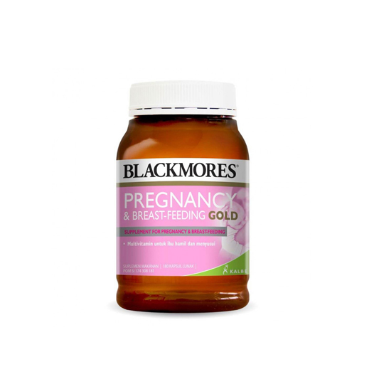 BLACKMORES PREGNANCY & BREAST FEEDING GOLD 180 KAPSUL BLACKMORES PREGNANCY & BREAST FEEDING GOLD 180 KAPSUL