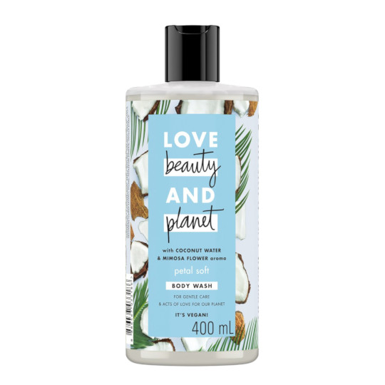 LOVE BEAUTY PLANET PETAL BODY WASH 400 ML LOVE BEAUTY PLANET PETAL BODY WASH 400 ML