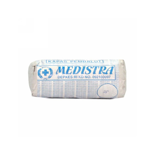 MEDISTRA KAPAS PEMBALUT 25 GRAM MEDISTRA KAPAS PEMBALUT 25 GRAM