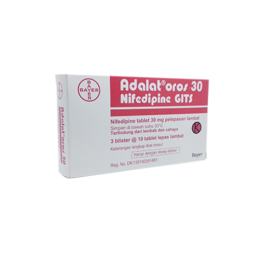 ADALAT OROS 30 MG 10 TABLET ADALAT OROS 30 MG 10 TABLET