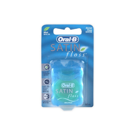 ORAL B MINT SATIN FLOSS 50 M ORAL B MINT SATIN FLOSS 50 M