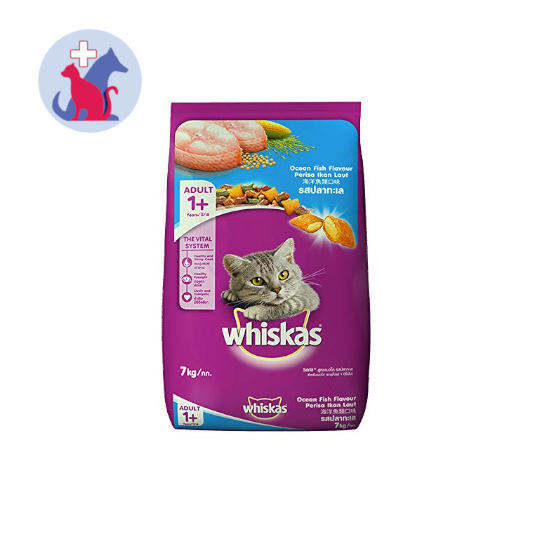 Whiskas Adult Cat 1+ Years Ocean Fish Flavor 7 kg Whiskas Adult Cat 1+ Years Ocean Fish Flavor 7 kg