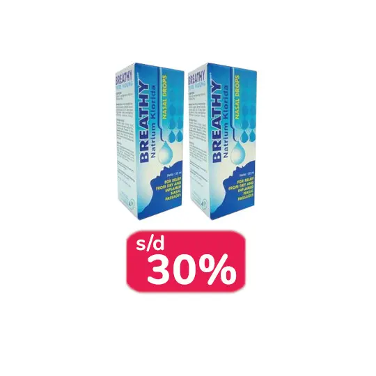 BREATHY NASAL DROPS 30 ML 2 BOTOL - LEBIH HEMAT BREATHY NASAL DROPS 30 ML 2 BOTOL - LEBIH HEMAT