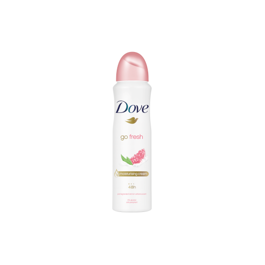 Dove Go Fresh Pomegranate Anti Perpirant Deodorant Aerosol 150 ml Dove Go Fresh Pomegranate Anti Perpirant Deodorant Aerosol 150 ml