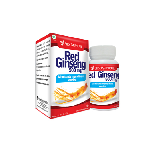 SIDO MUNCUL RED GINSENG 30 KAPSUL SIDO MUNCUL RED GINSENG 30 KAPSUL