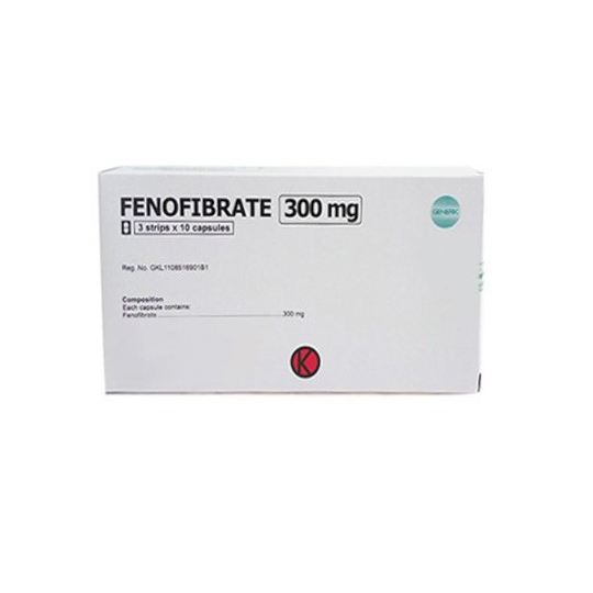 Fenofibrate 300 mg 3 Strip (10 Kapsul/Strip) - Obat Rutin Fenofibrate 300 mg 3 Strip (10 Kapsul/Strip) - Obat Rutin