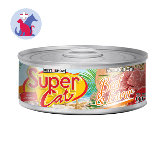 Super Cat Adult Beef & Liver 95 G Super Cat Adult Beef & Liver 95 G