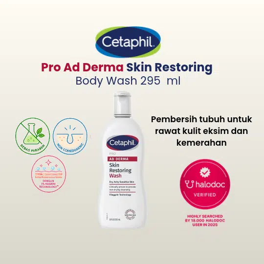 Cetaphil Pro AD Derma Skin Restoring Body Wash 295 ml
