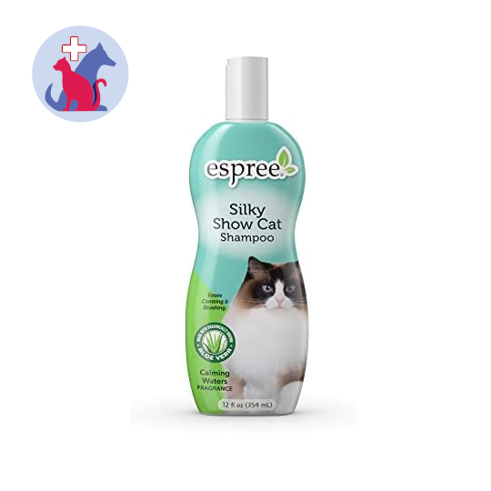 Espree Cat Shampoo Silky Show Aloe Vera 355 ml (12 Oz) Kegunaan, Efek